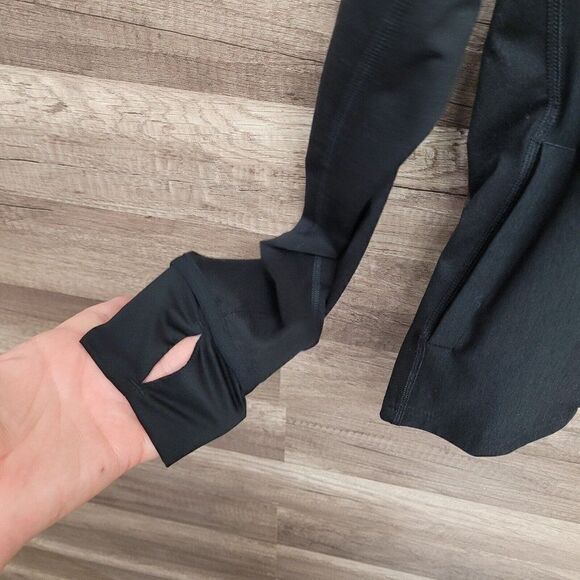 Adidas Climalite Jacket Black Performer‎ Baseline 1/4 Zip Active Womens L - Picture 12 of 13